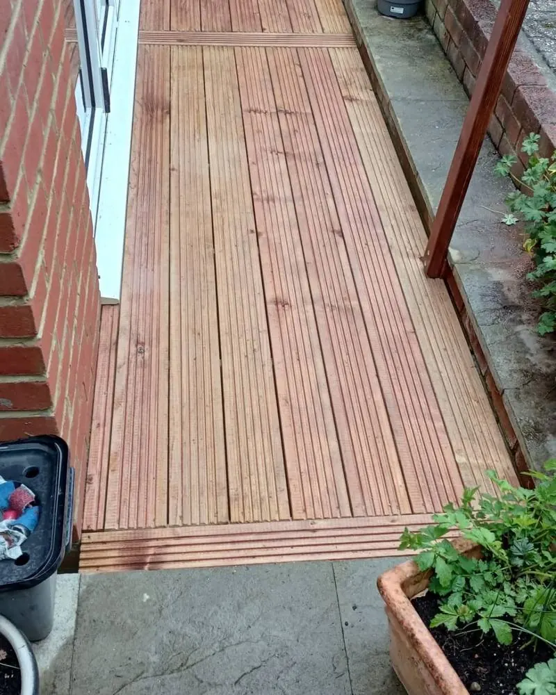 Finished decking, ready for the season