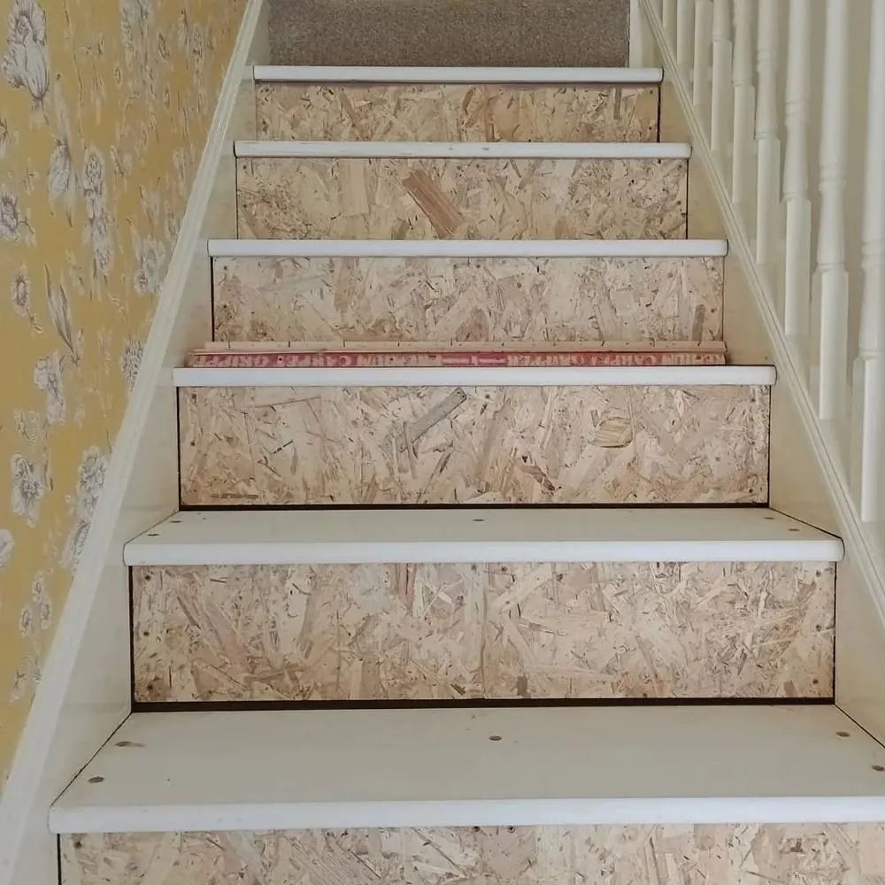 Staircase being prepped for renovation